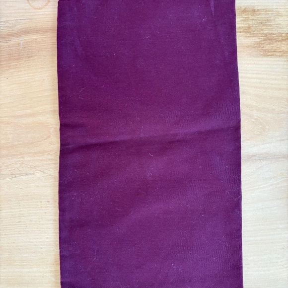 Bruno Magli Shoe Dustbag 7X14 Dark Burgundy Drawstring - Picture 3 of 5